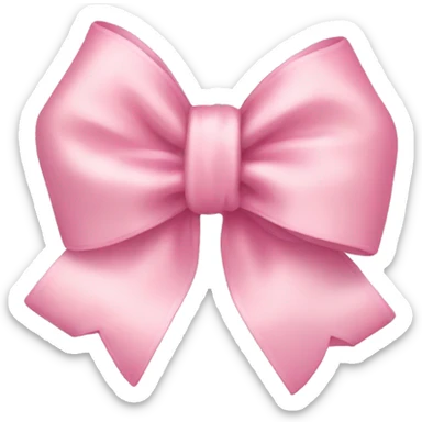 Baby Pink bow  sticker