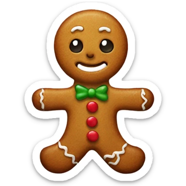 Gingerbread man  sticker