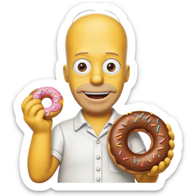 Homer simson sticker