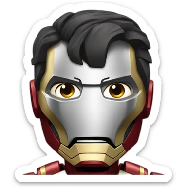 Iron man emojis sticker