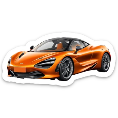 McLaren 720S - McLaren (Model Year: 2021) (Iconic colour: Orange) sticker