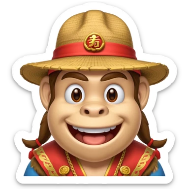 Donkey Kong but he’s Chinese sticker