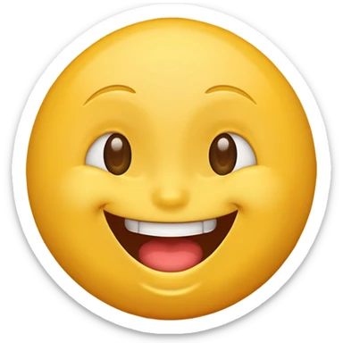 Emoji laughing with eyes rolling back  sticker