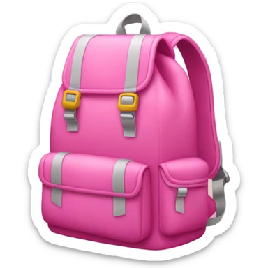 pink backpack sticker