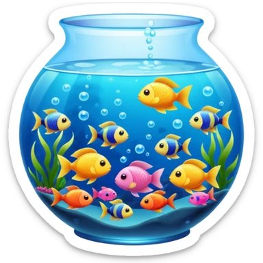 an aquarium sticker