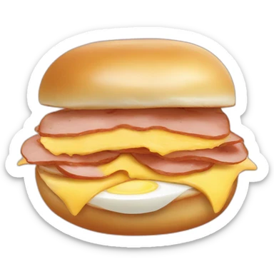 Pork roll egg and cheese bagel sticker