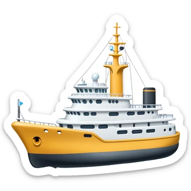 expedition vessel in ice sticker