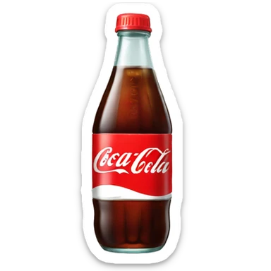 Kola bottle that looks like Coca Cola bottle sticker