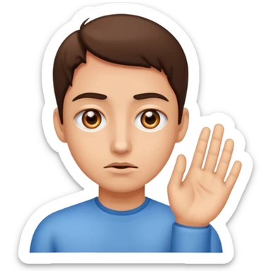 Eye twitching sticker