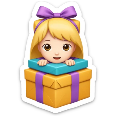gift chibi cute sticker
