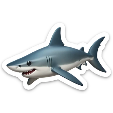 shark in bali  sticker