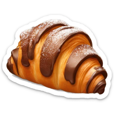 Chocolates croissant sticker