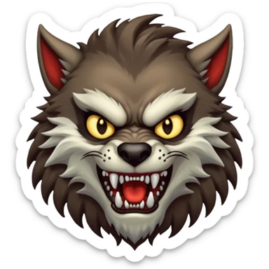 dnd 5e werewolf boss monster sticker