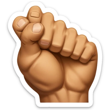 Punch fist
 sticker