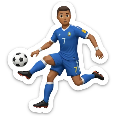 Ronaldo scoring from a free living 
 sticker