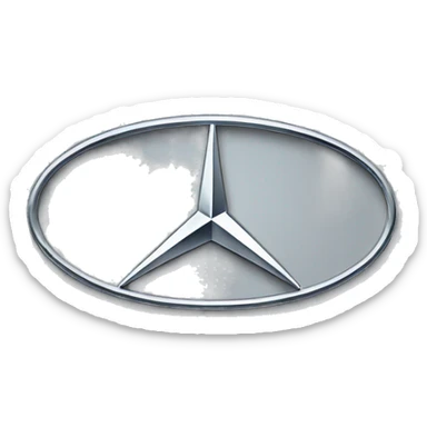 Mercedes benz logo sticker