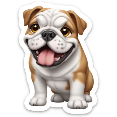 English bulldog  sticker