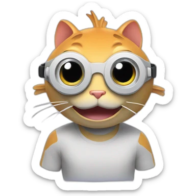 catfish in VR sticker
