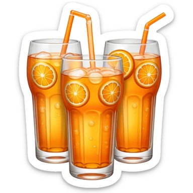 Half-Filled Glasses fanta sticker
