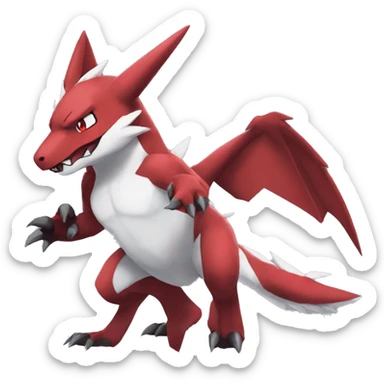 Full body cute cool Guilmon-Zoroark-Zangoose sticker