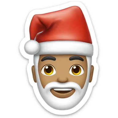 Elvis Presley with santa hat sticker