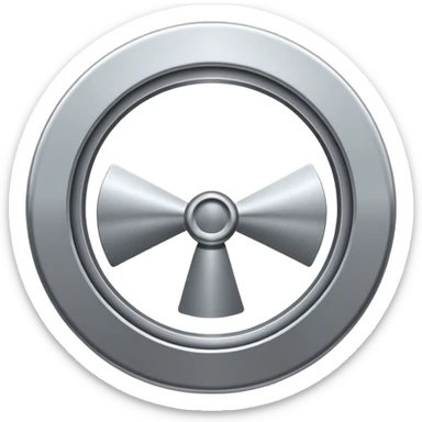mac os icon metal mute no sound audio  🔇  sticker