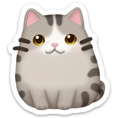 Pusheen cat sticker