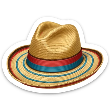 Sombrero vueltiao vallenato sticker