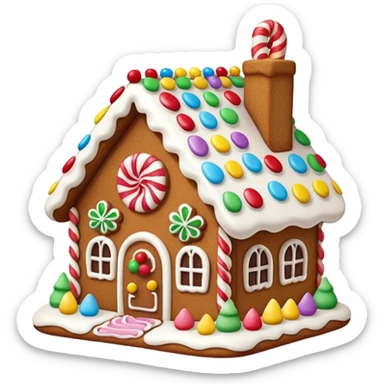 gingerbread house sticker