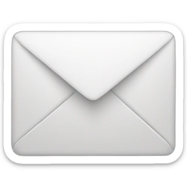 email logo all white sticker