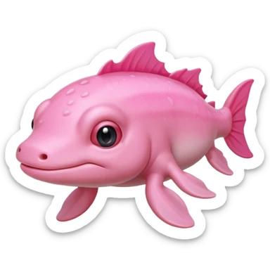 cute axolotl sticker