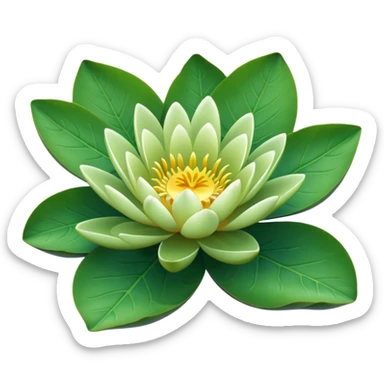 Water lily leaf (no flowers leaf only) sticker