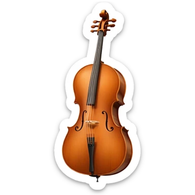 Cello instrument sticker