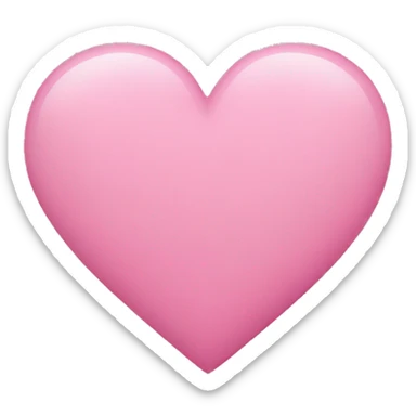 pink heart sticker