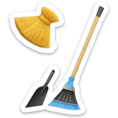 Broom & Dust Pan sticker
