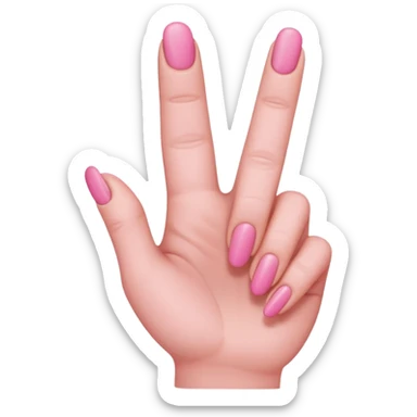 Make a emoji of a very small finger  sticker