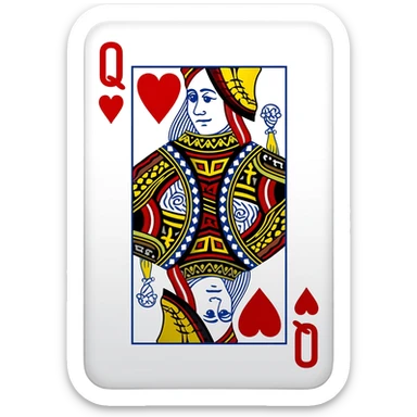 Queen of heart sticker