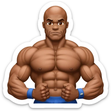 ronnie coleman senza sfondo in posa muscolare sticker