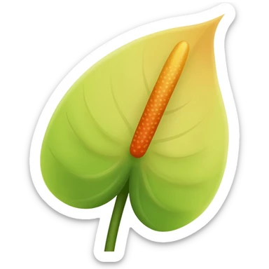 Anthurium andraeanum sticker