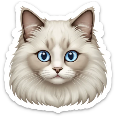 a Ragdoll cat sticker