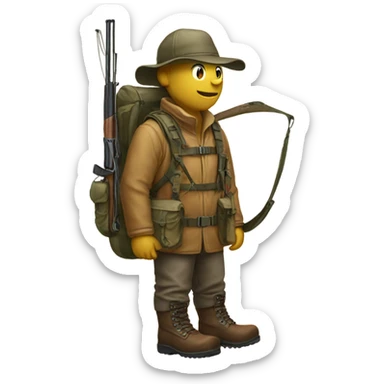 Hunting gear sticker