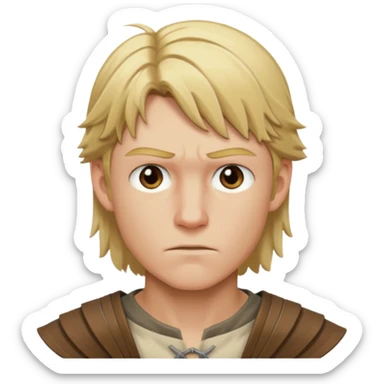 thorfinn face copy and paste  sticker