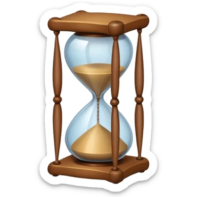 Small hourglass- shaped drums sticker