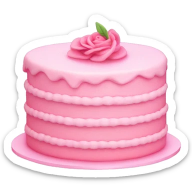 cake pink pastel  sticker