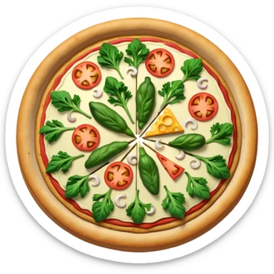 veggie pizza sticker