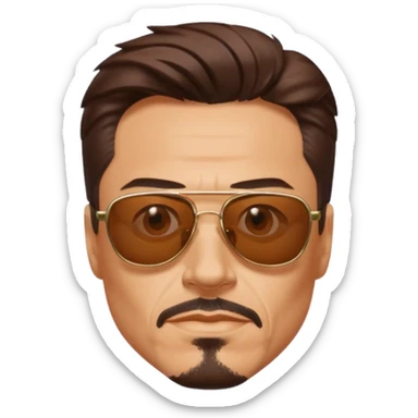 Tony stark sticker