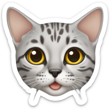 Egyptian Mau cat sticker