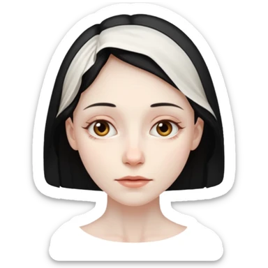 woman with eating disorder sticker