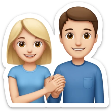 valentines day couple sticker