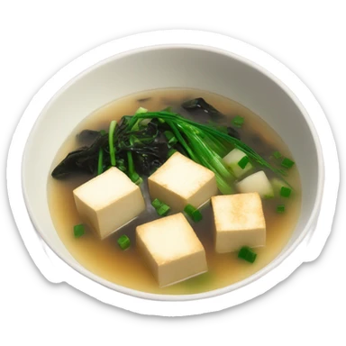 Miso soup sticker